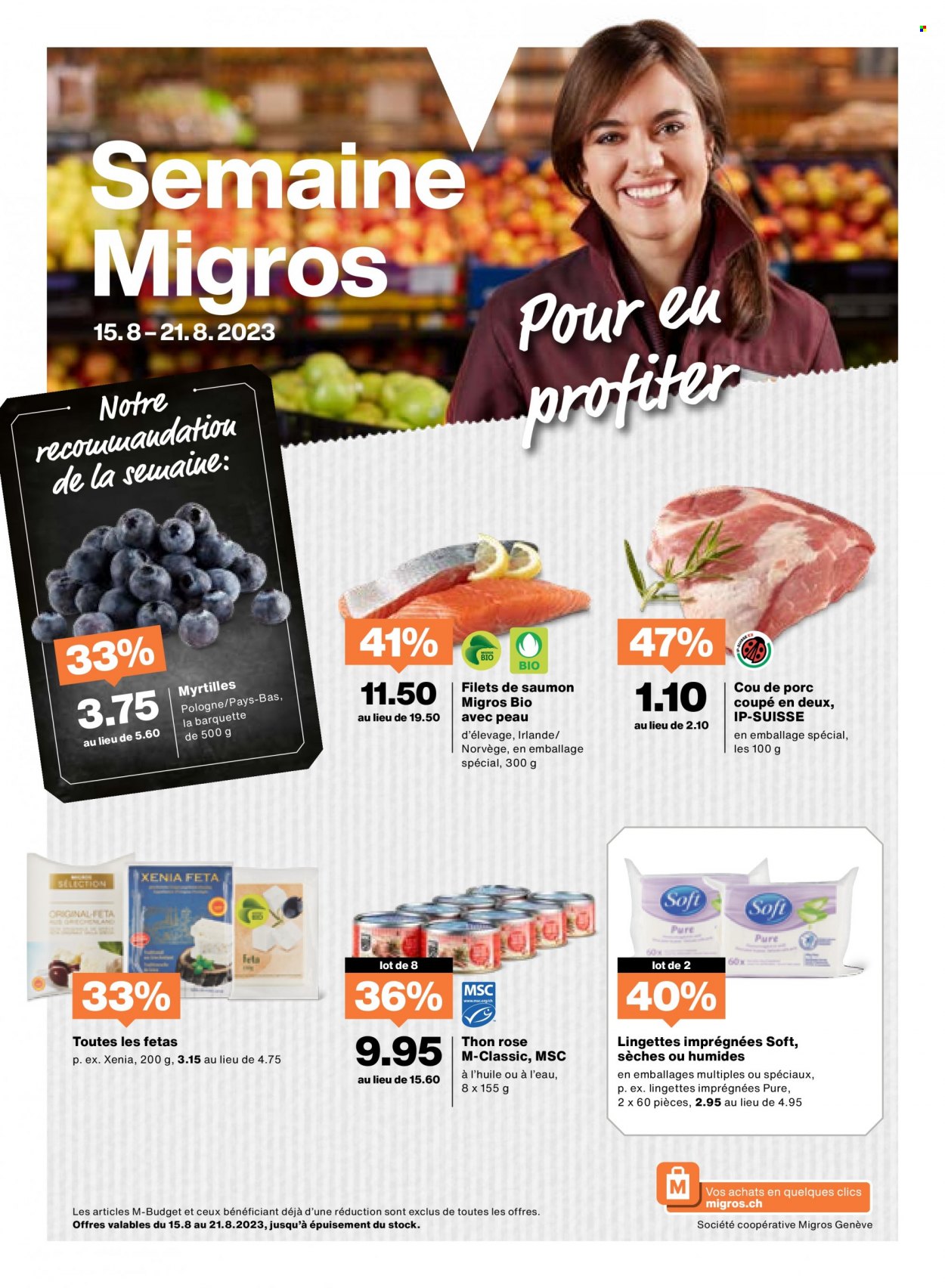 Volantino Migros - 15.8.2023 - 21.8.2023. Pagina 1