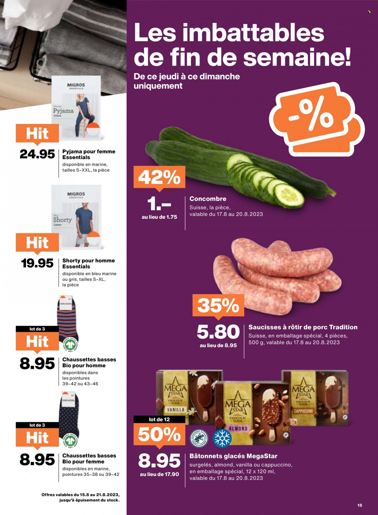 Volantino Migros - 15.8.2023 - 21.8.2023. Pagina 15