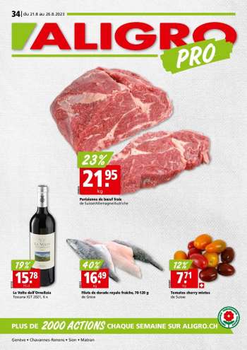 Catalogue ALIGRO - 21.8.2023 - 26.8.2023.