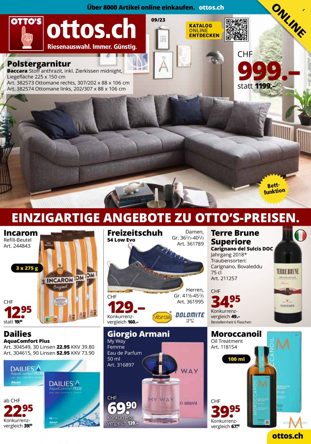 Prospekt Otto's. Seite 1