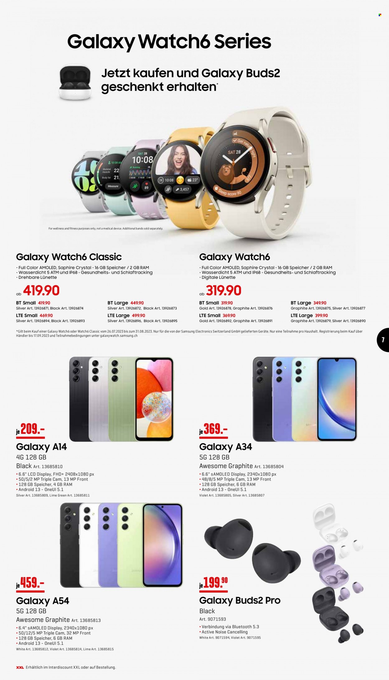 Volantino Interdiscount - 21.8.2023 - 3.9.2023. Pagina 7