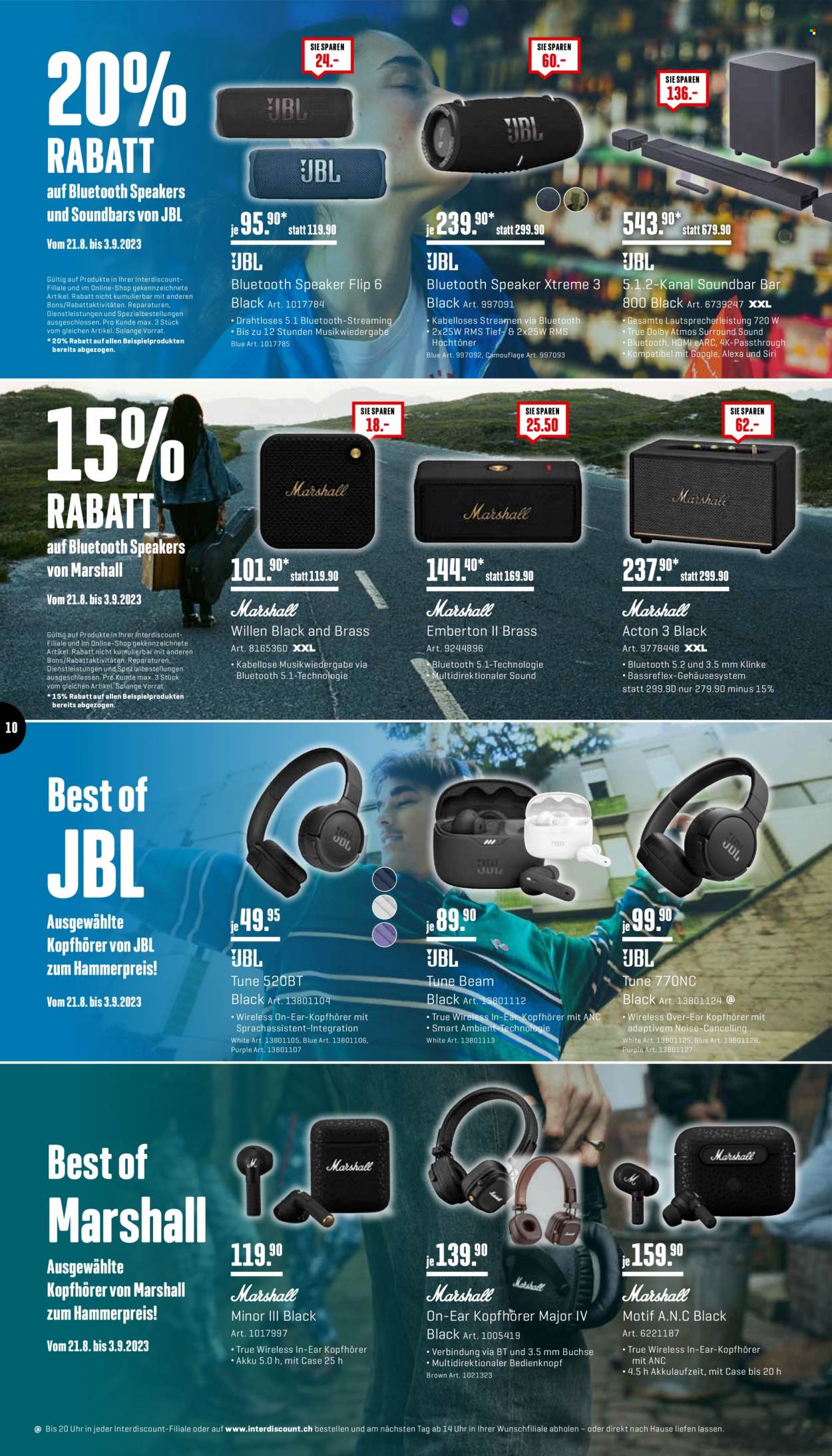 Volantino Interdiscount - 21.8.2023 - 3.9.2023. Pagina 10