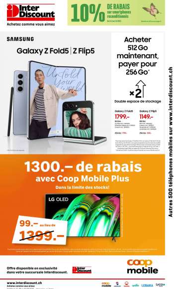 Volantino Interdiscount - 21.8.2023 - 3.9.2023.