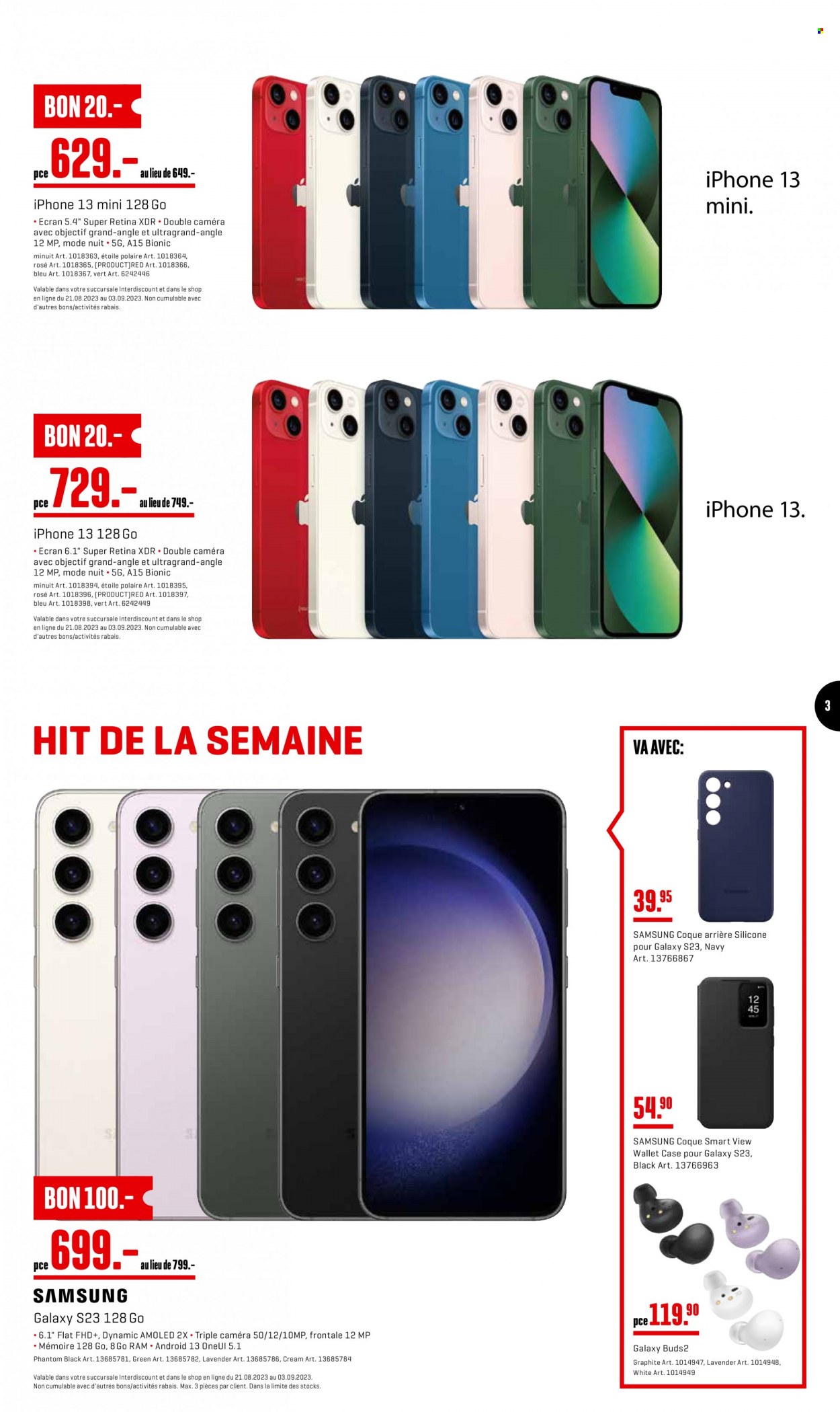 Volantino Interdiscount - 21.8.2023 - 3.9.2023. Pagina 3
