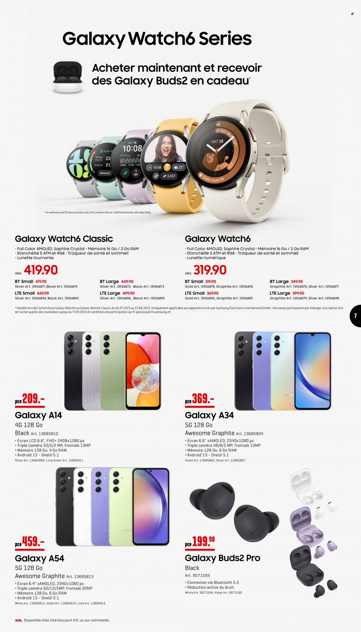 Prospekt Interdiscount - 21.8.2023 - 3.9.2023. Seite 7