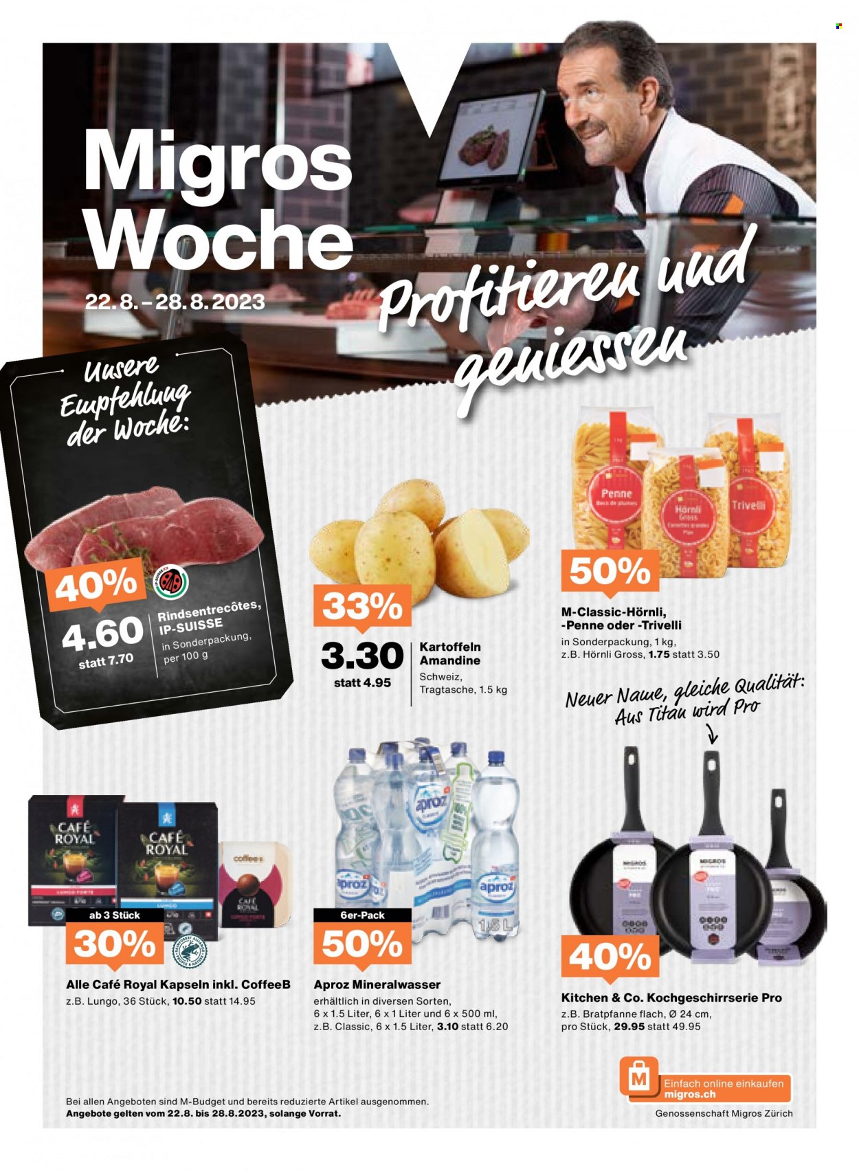 Volantino Migros - 22.8.2023 - 28.8.2023. Pagina 1
