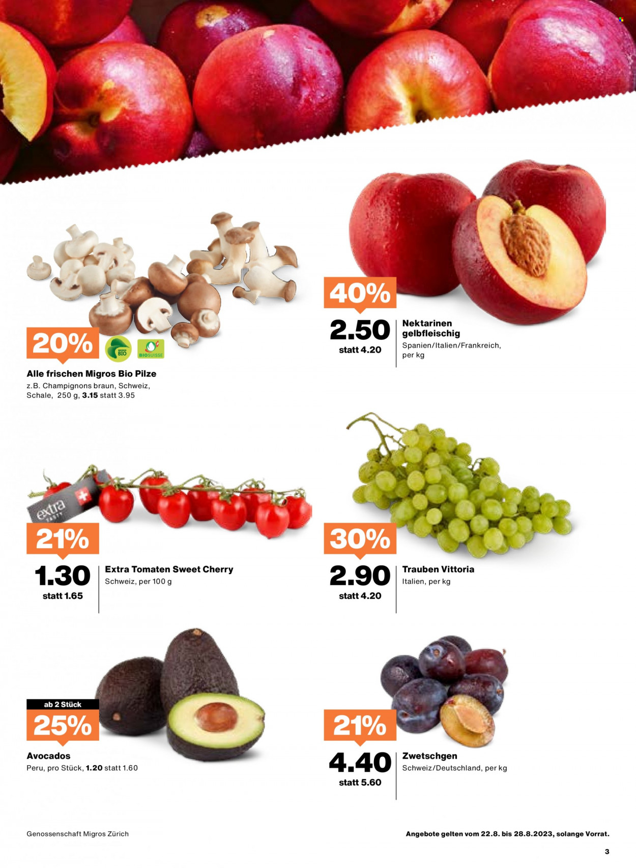 Volantino Migros - 22.8.2023 - 28.8.2023. Pagina 3