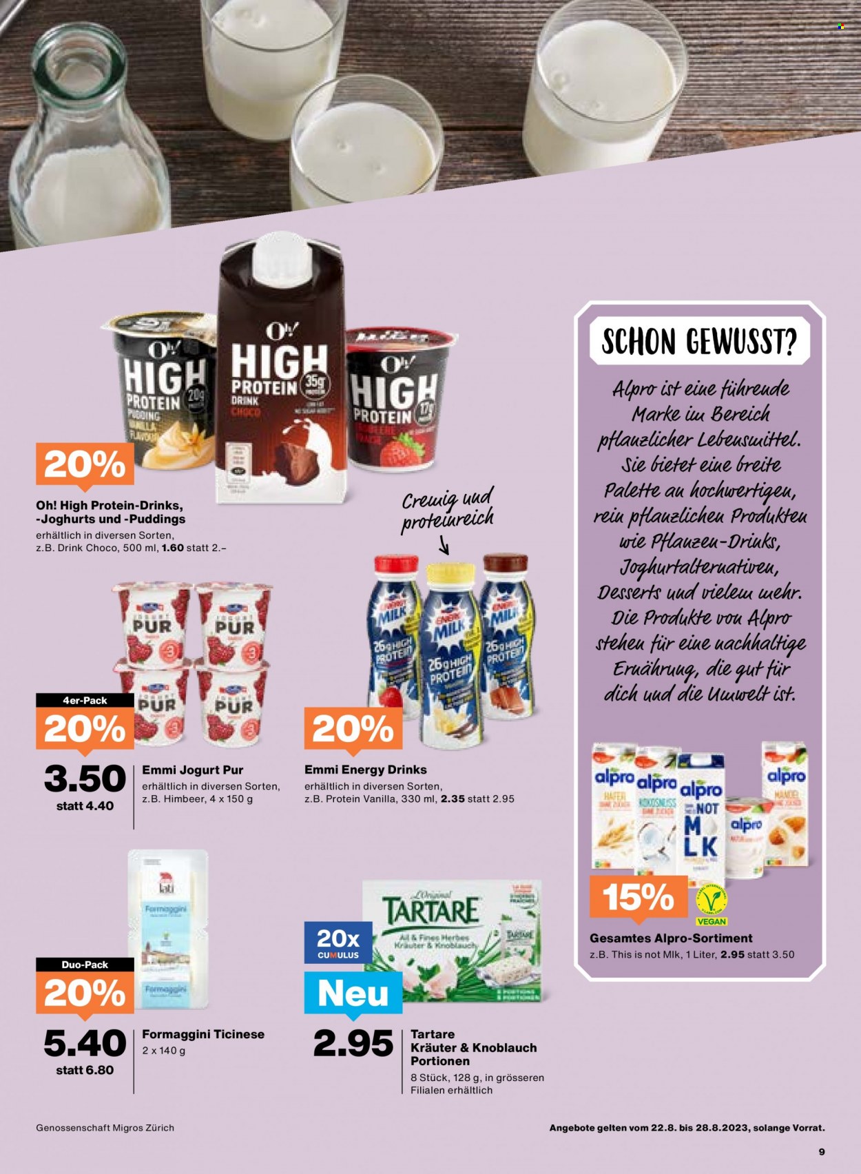 Volantino Migros - 22.8.2023 - 28.8.2023. Pagina 9