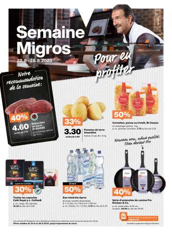Prospekte Migros - 22.8.2023 - 28.8.2023.