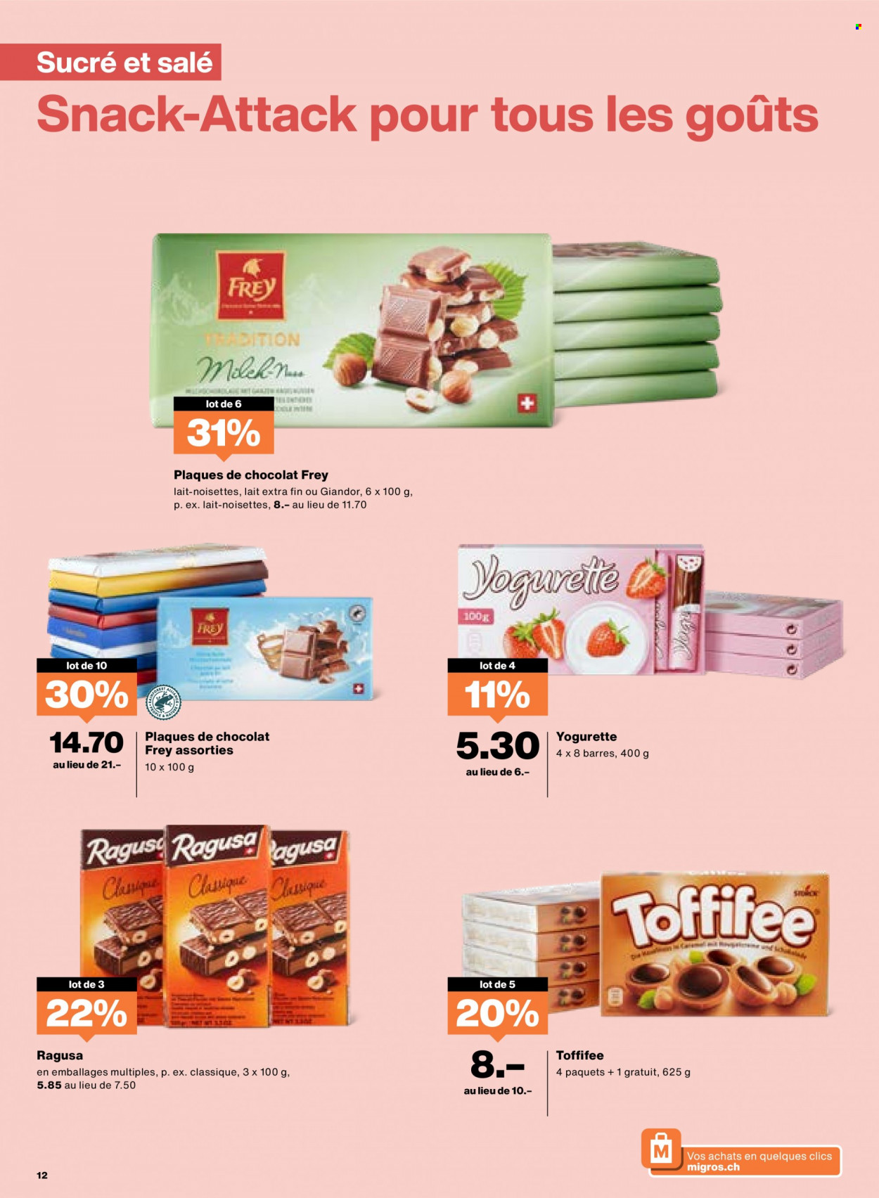 Prospekt Migros - 22.8.2023 - 28.8.2023. Seite 12