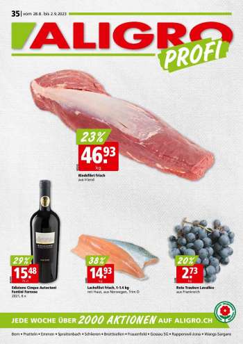 Prospekte ALIGRO - 28.8.2023 - 2.9.2023.