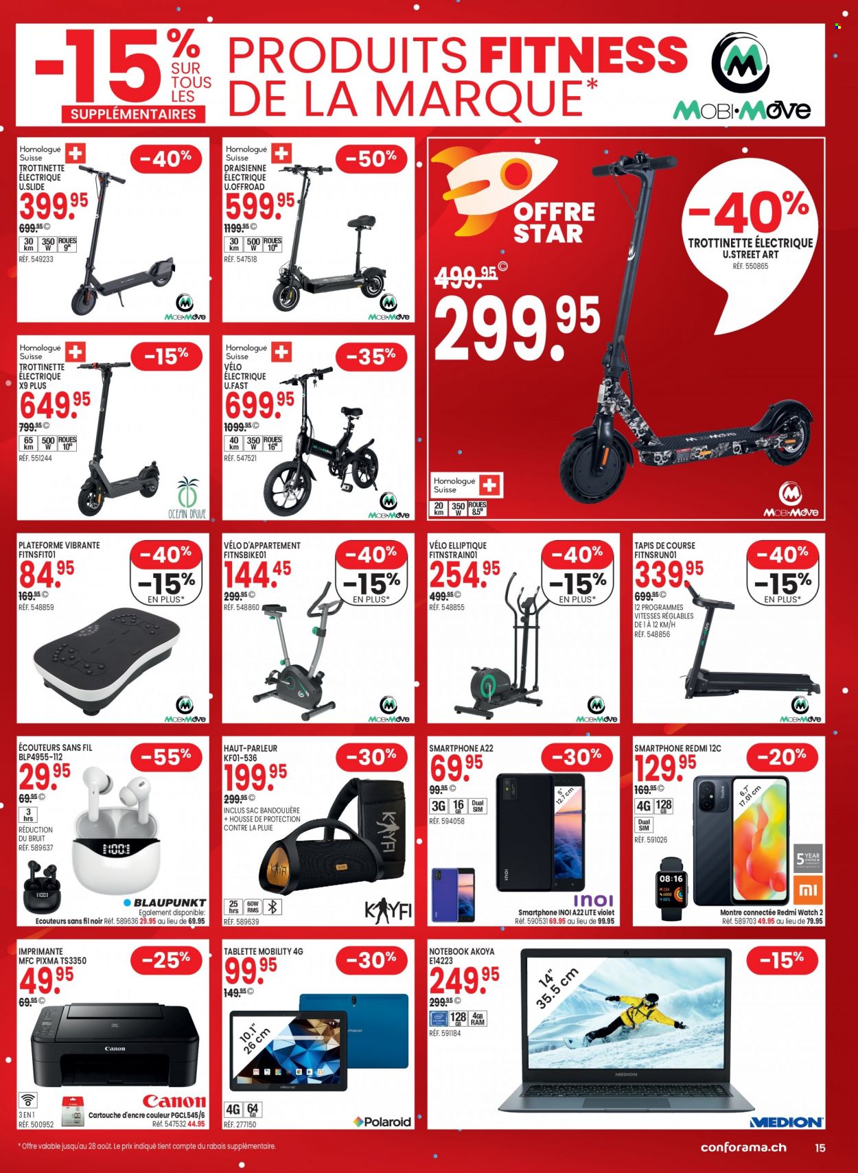 Prospekt Conforama - 22.8.2023 - 4.9.2023. Seite 15