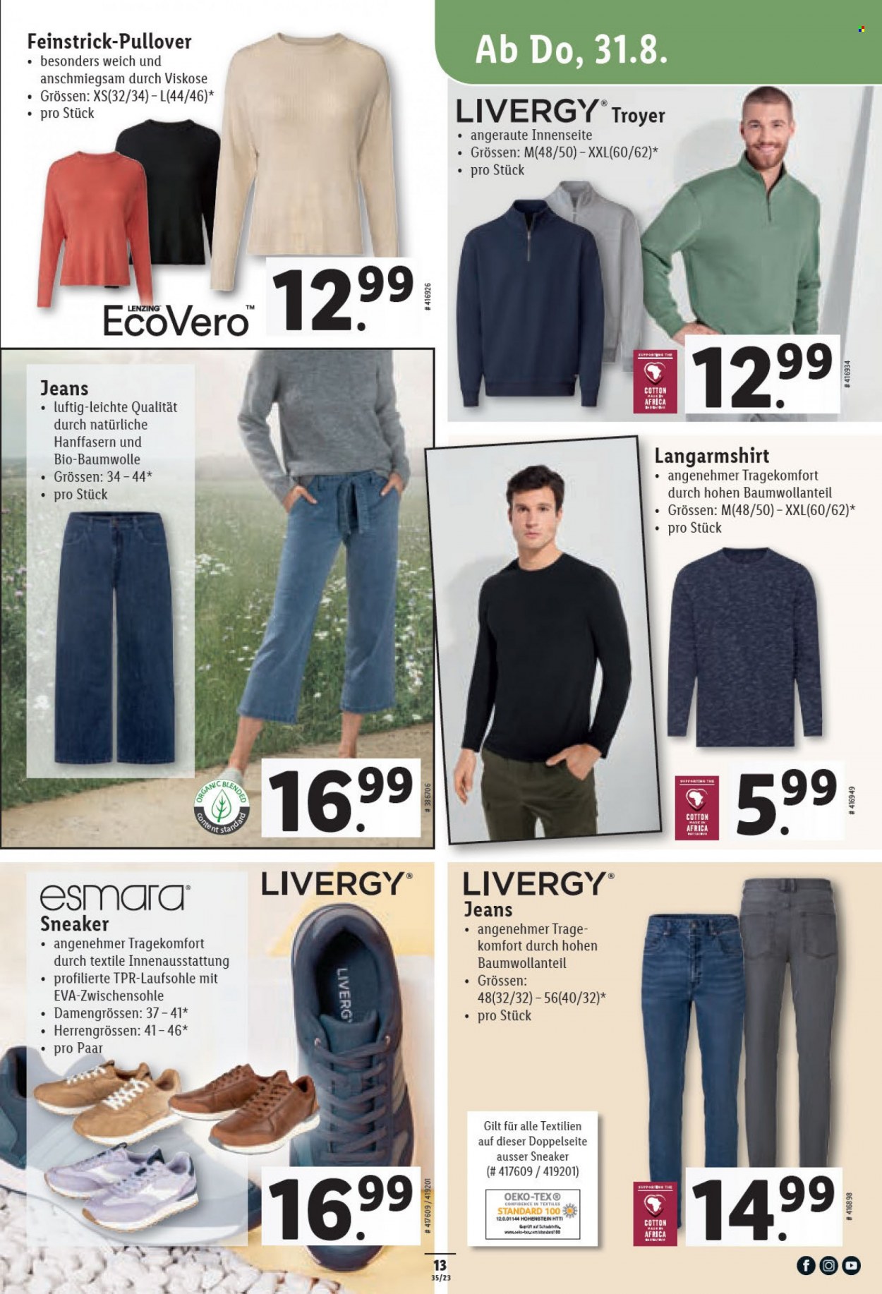 Volantino Lidl - 31.8.2023 - 6.9.2023. Pagina 13