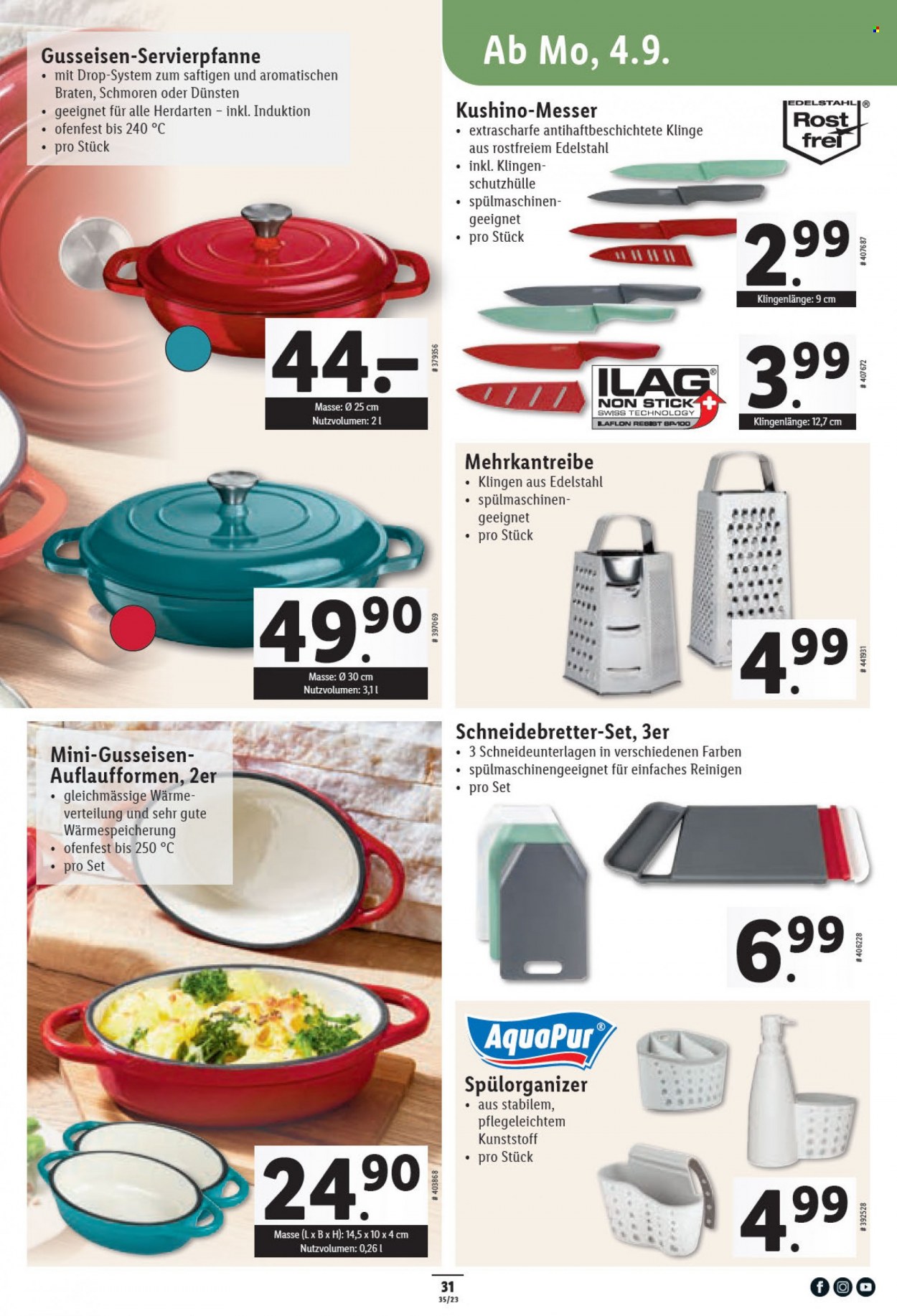 Volantino Lidl - 31.8.2023 - 6.9.2023. Pagina 31