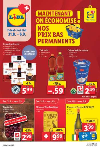 Catalogue Lidl - 31.8.2023 - 6.9.2023.