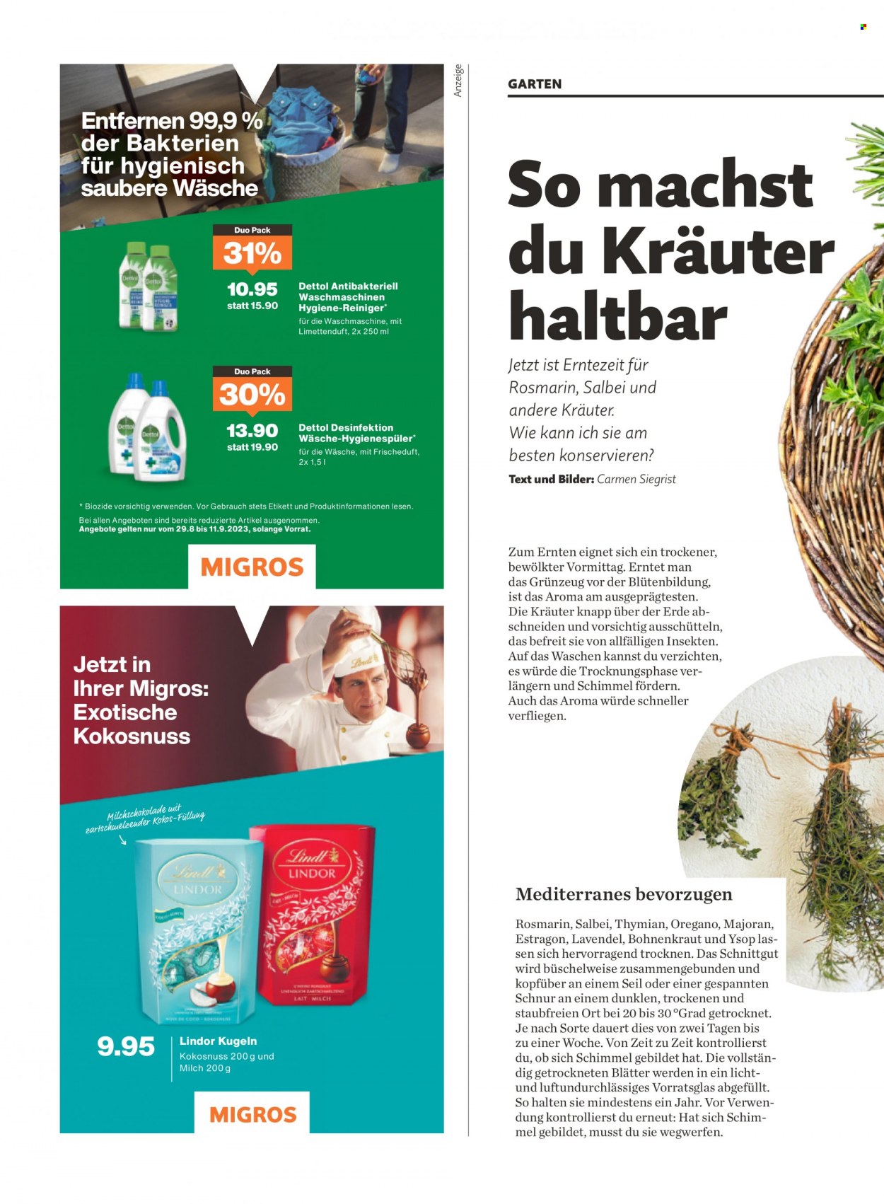 Volantino Migros - 28.8.2023 - 3.9.2023. Pagina 36