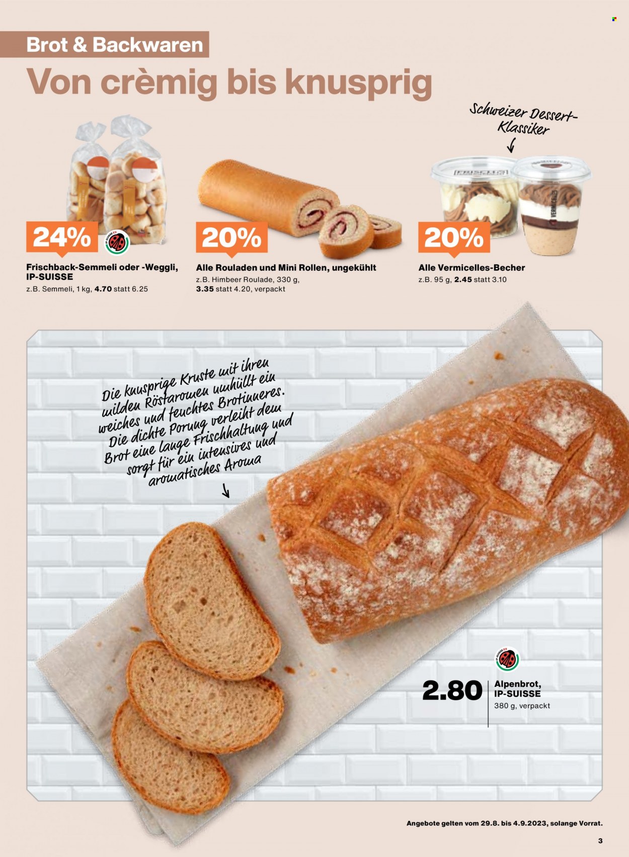 Volantino Migros - 29.8.2023 - 4.9.2023. Pagina 3