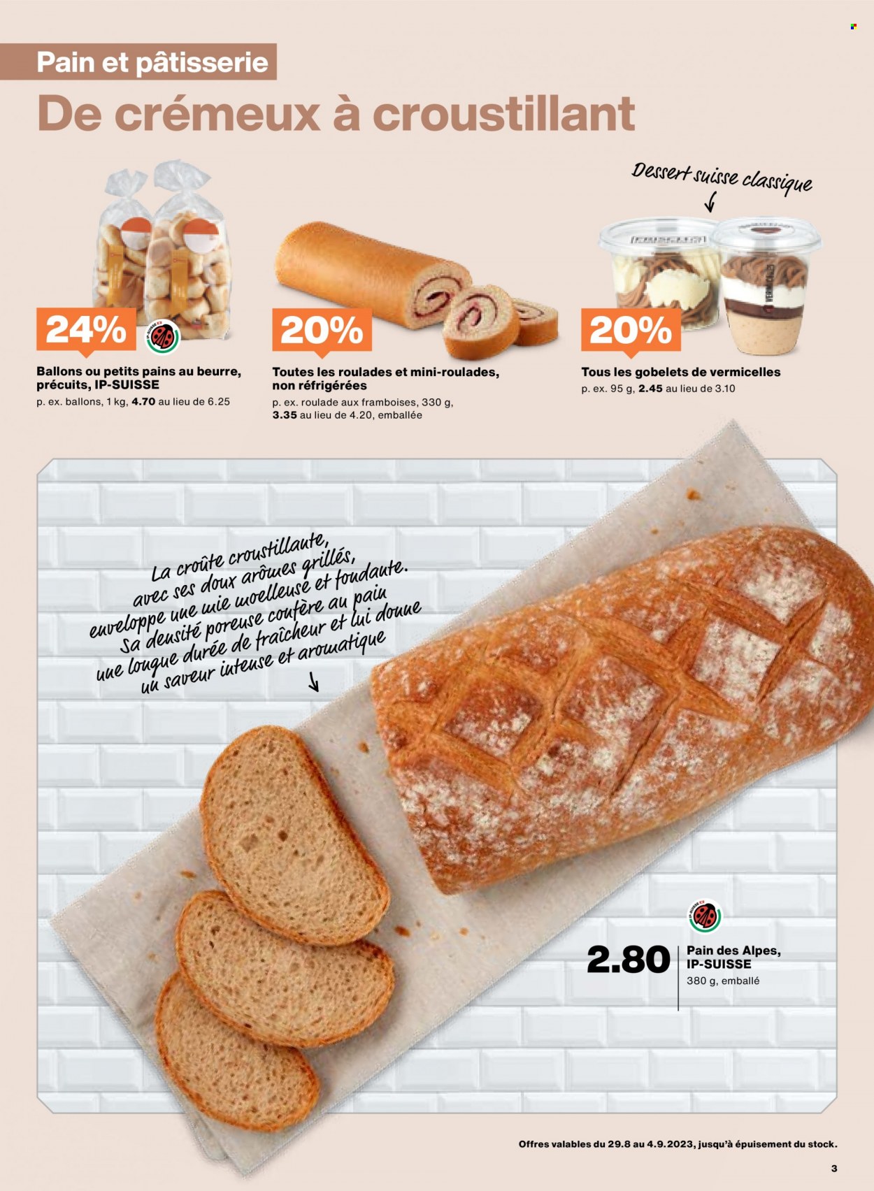 Volantino Migros - 29.8.2023 - 4.9.2023. Pagina 3