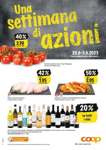 Volantino Coop - 29.8.2023 - 3.9.2023.