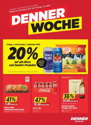 Volantino Denner - 29.8.2023 - 4.9.2023.