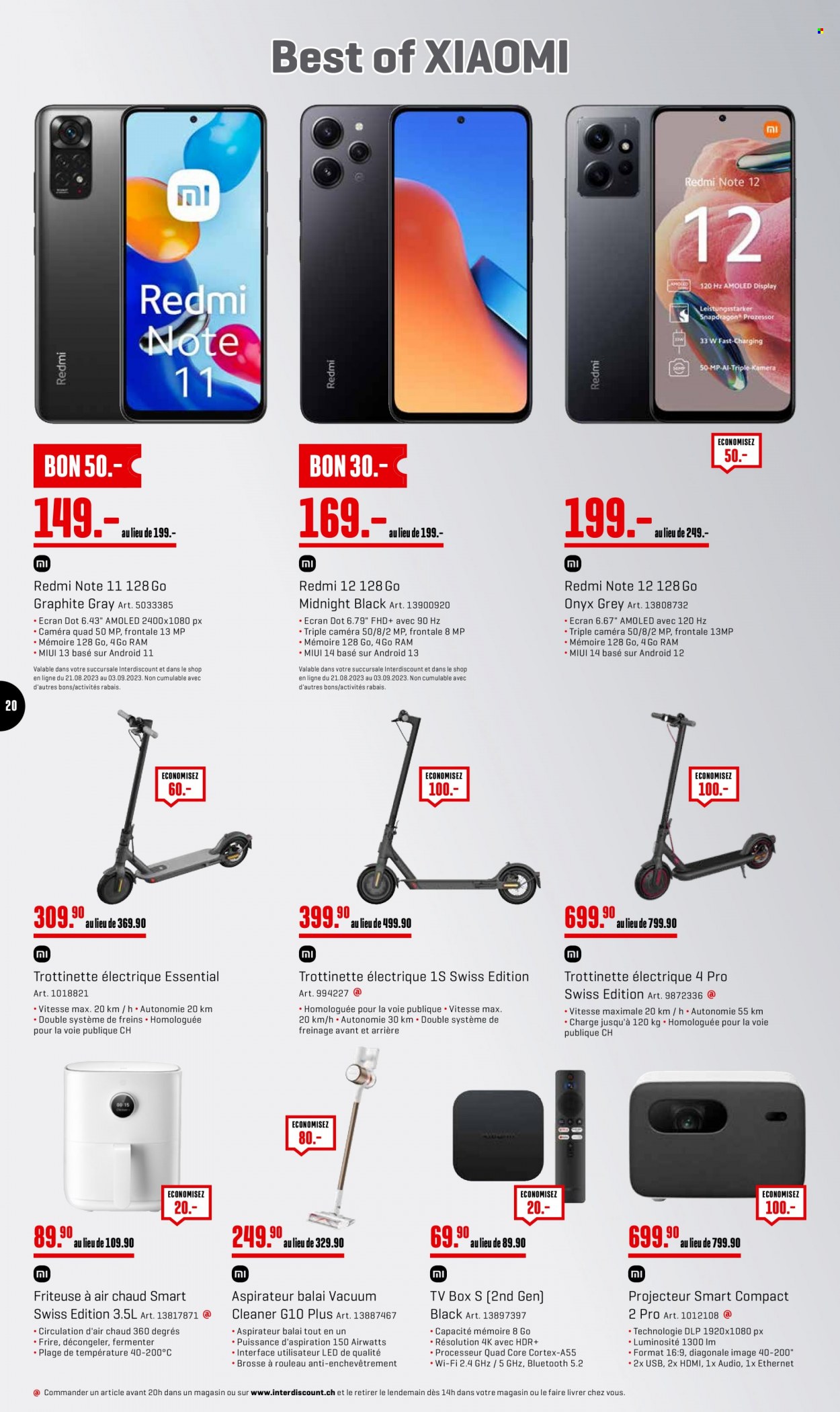Volantino Interdiscount - 28.8.2023 - 3.9.2023. Pagina 20