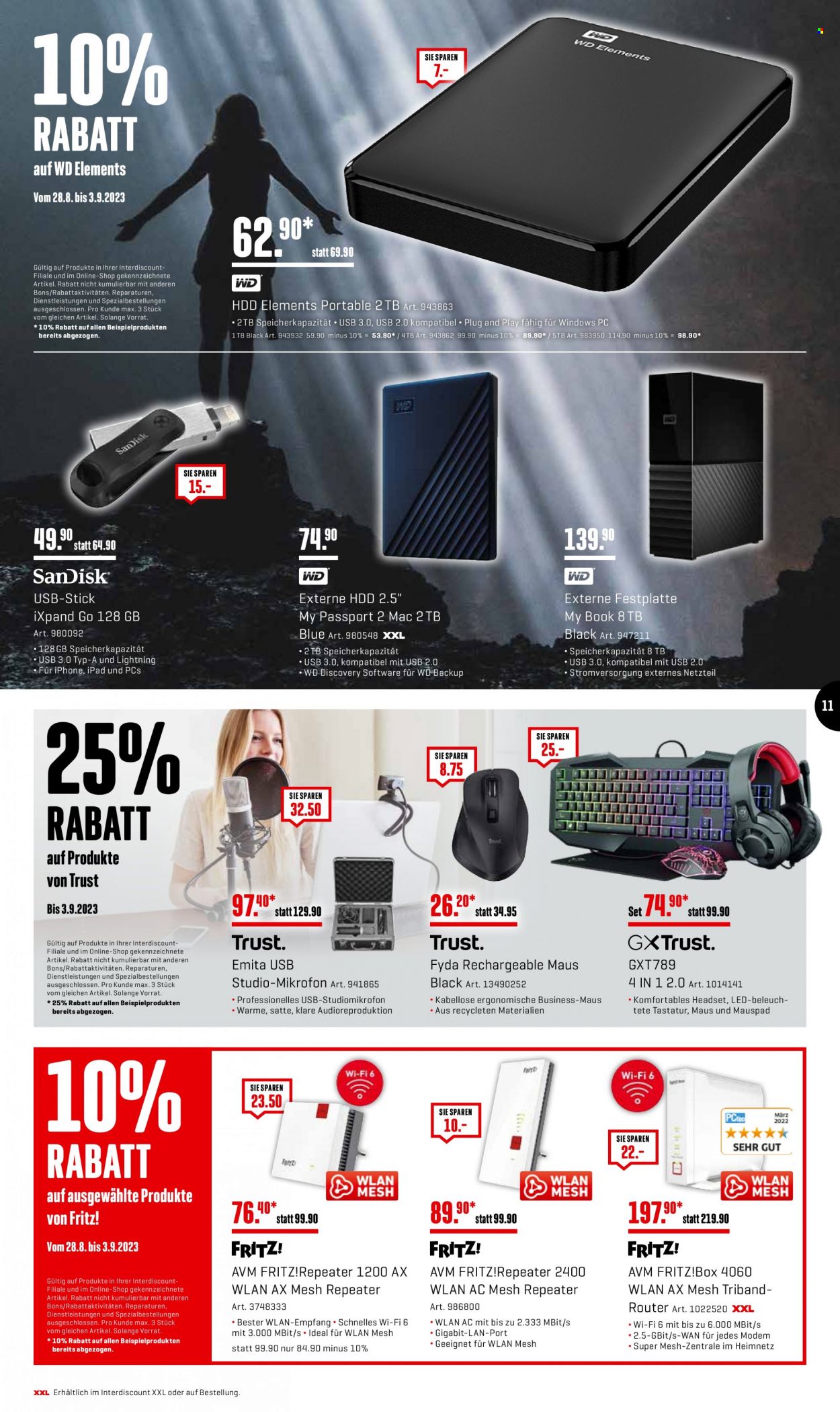 Catalogue Interdiscount - 28.8.2023 - 3.9.2023. Page 11