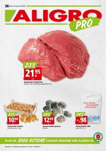Prospekte ALIGRO - 4.9.2023 - 9.9.2023.