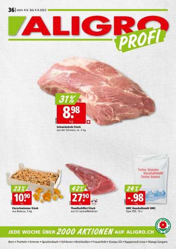 Prospekte ALIGRO - 4.9.2023 - 9.9.2023.