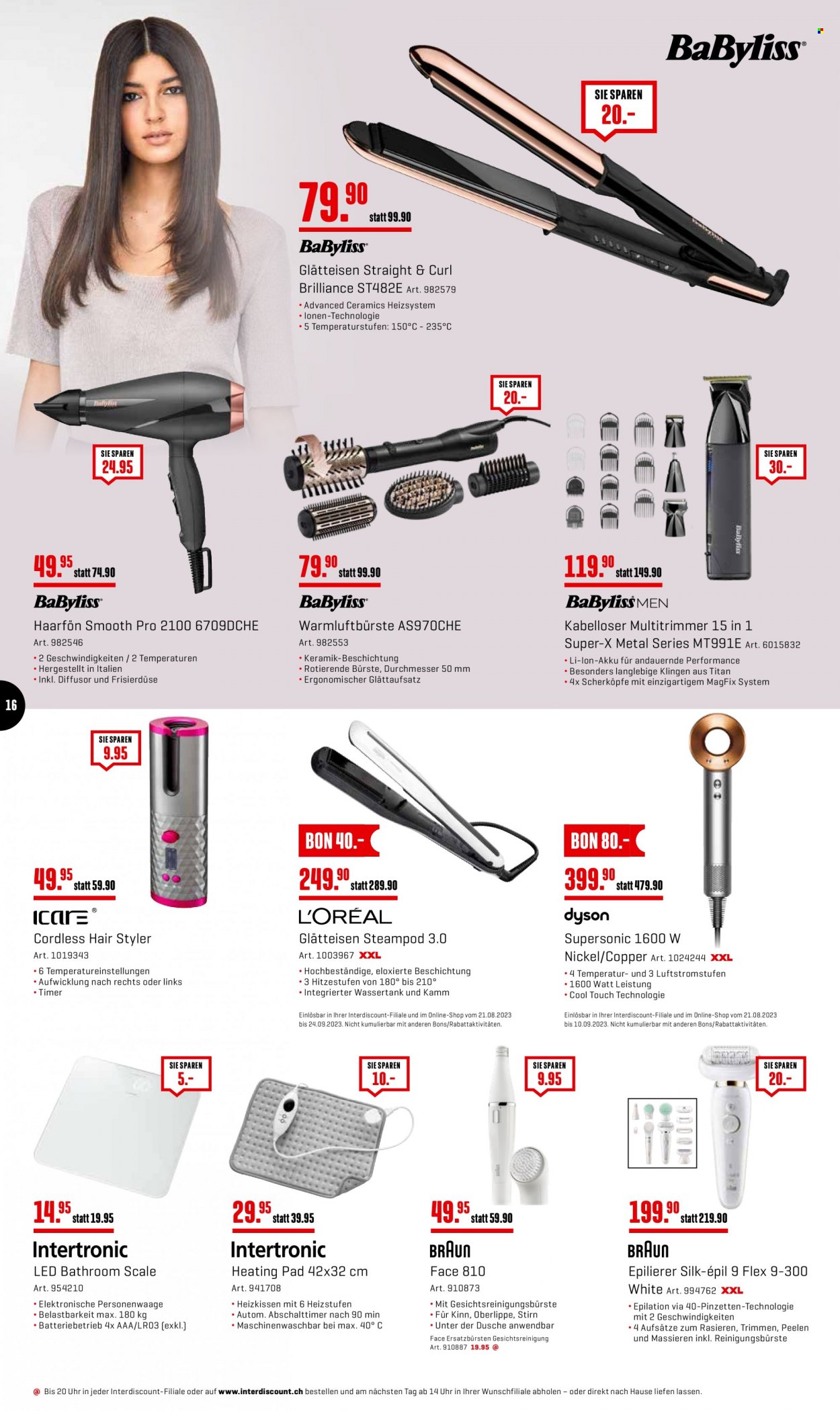 Catalogue Interdiscount - 4.9.2023 - 24.9.2023. Page 16