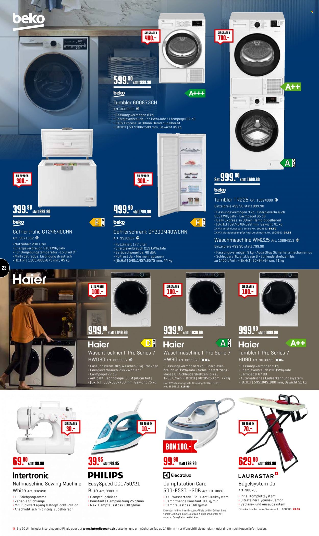 Catalogue Interdiscount - 4.9.2023 - 24.9.2023. Page 22