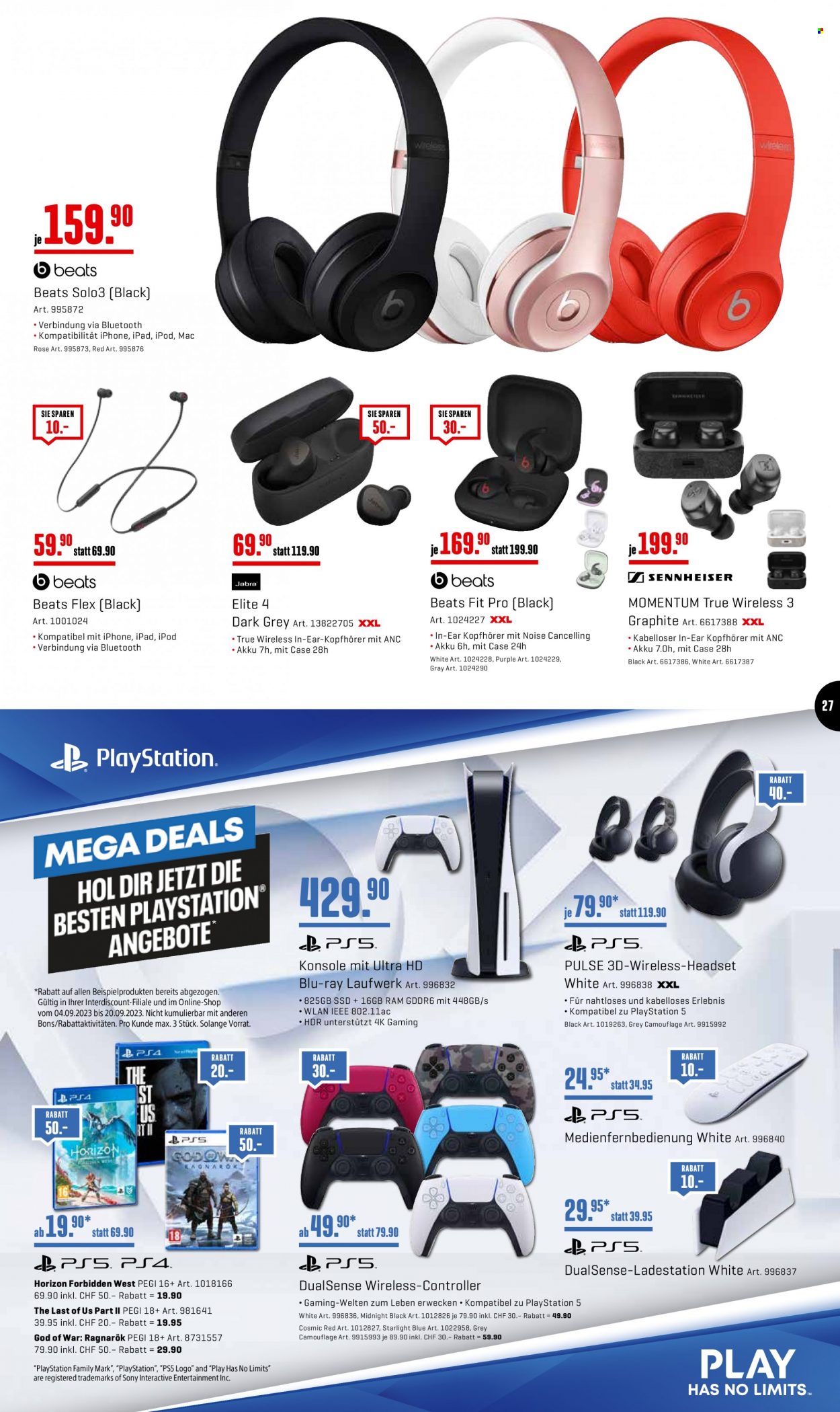 Catalogue Interdiscount - 4.9.2023 - 24.9.2023. Page 27