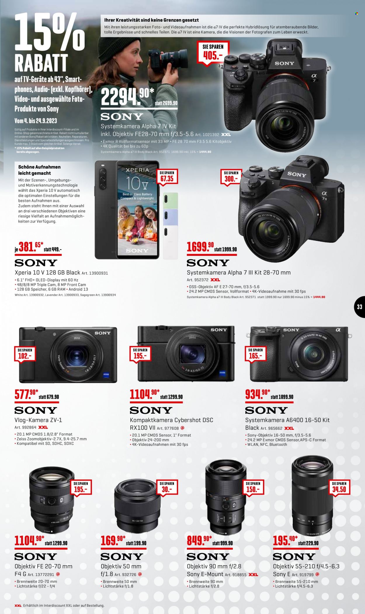 Catalogue Interdiscount - 4.9.2023 - 24.9.2023. Page 33