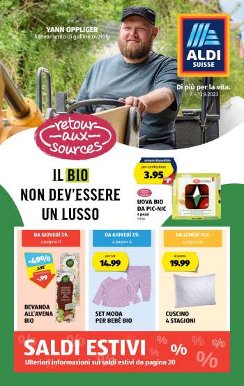 Volantino Aldi - 7.9.2023 - 13.9.2023.