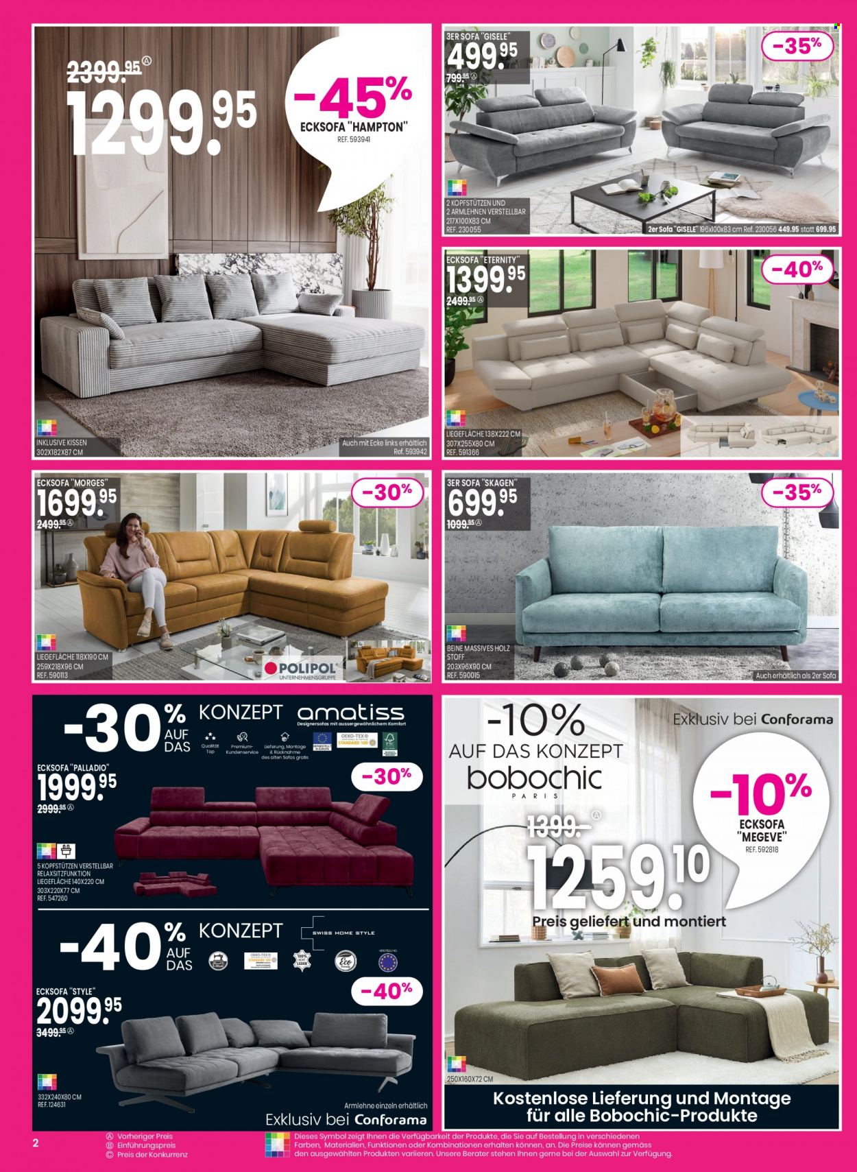 Volantino Conforama - 5.9.2023 - 18.9.2023. Pagina 2