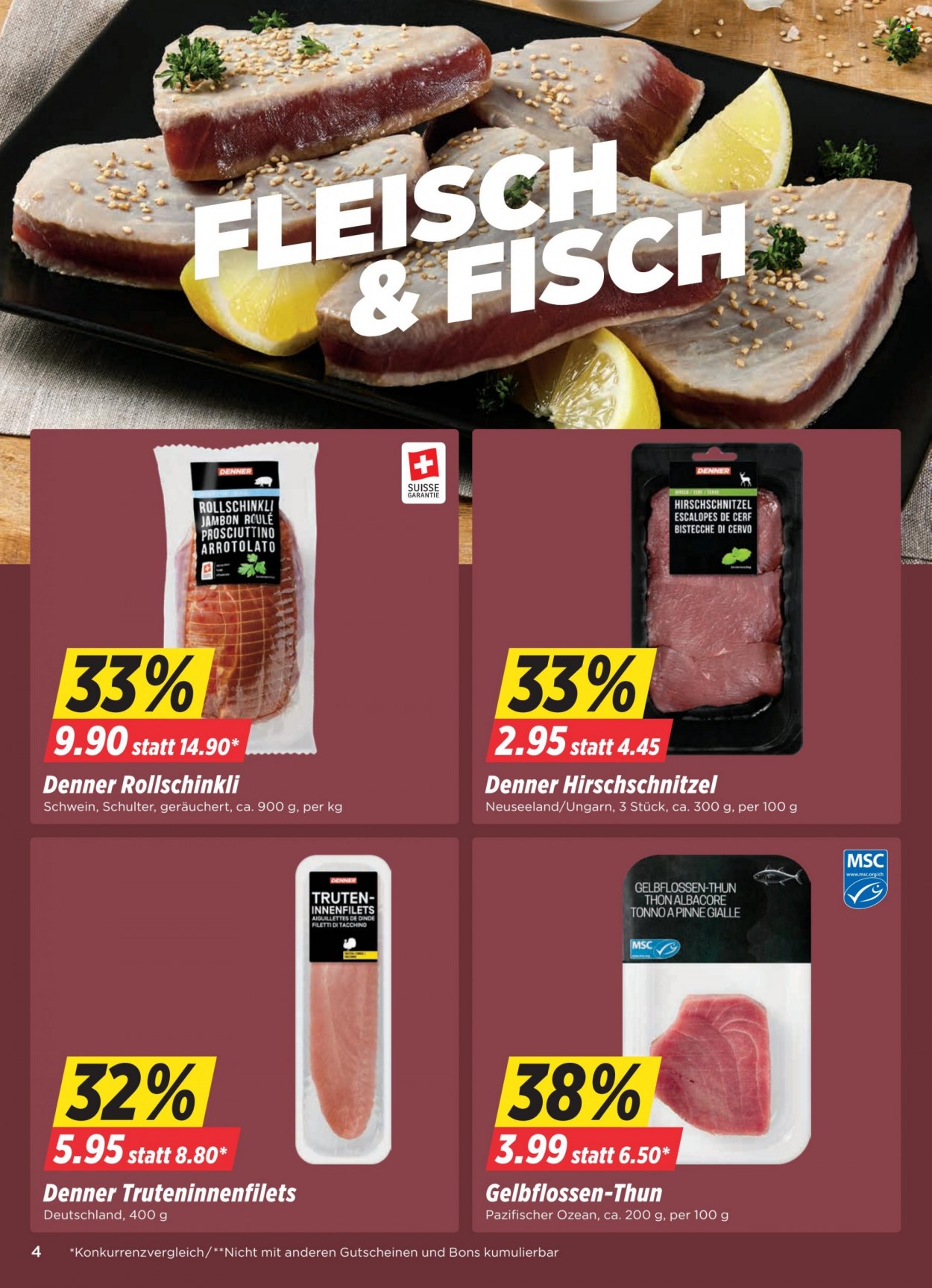 Prospekt Denner - 5.9.2023 - 11.9.2023. Seite 4