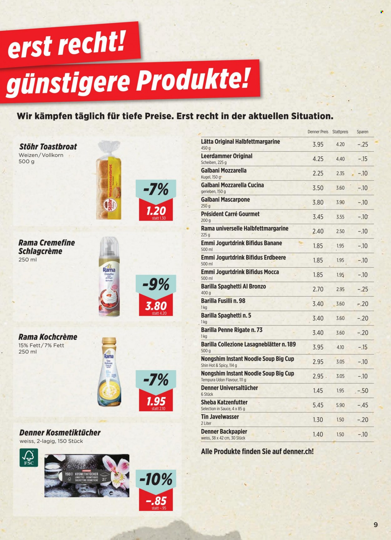 Prospekt Denner - 5.9.2023 - 11.9.2023. Seite 9