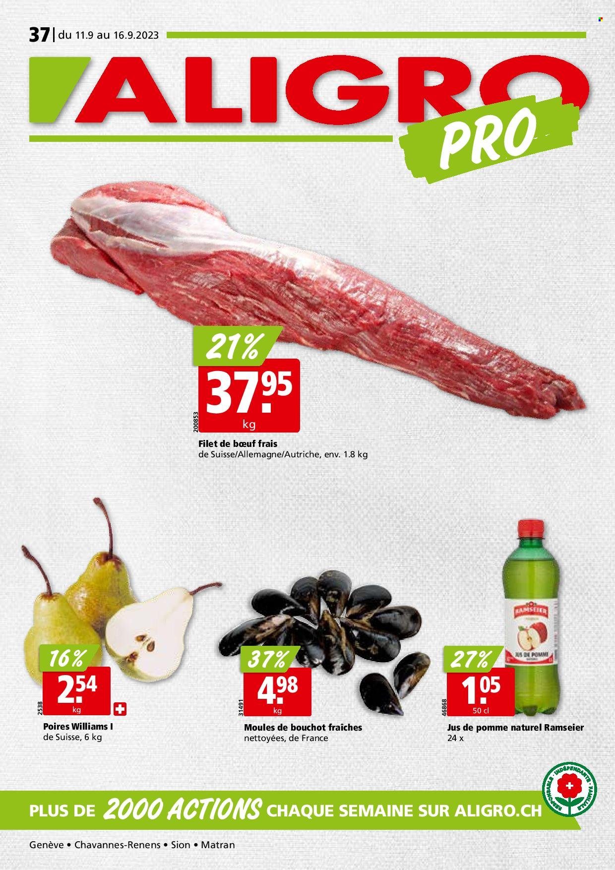 Prospekt ALIGRO - 11.9.2023 - 16.9.2023. Seite 1