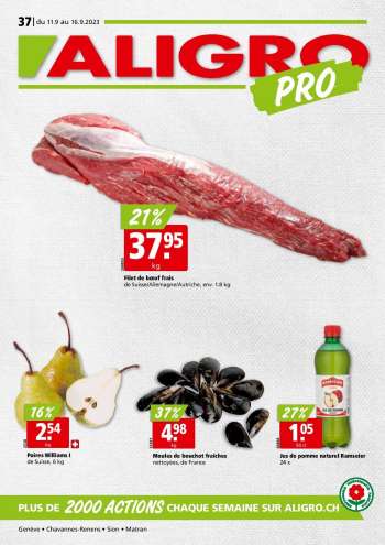 Volantino ALIGRO - 11.9.2023 - 16.9.2023.
