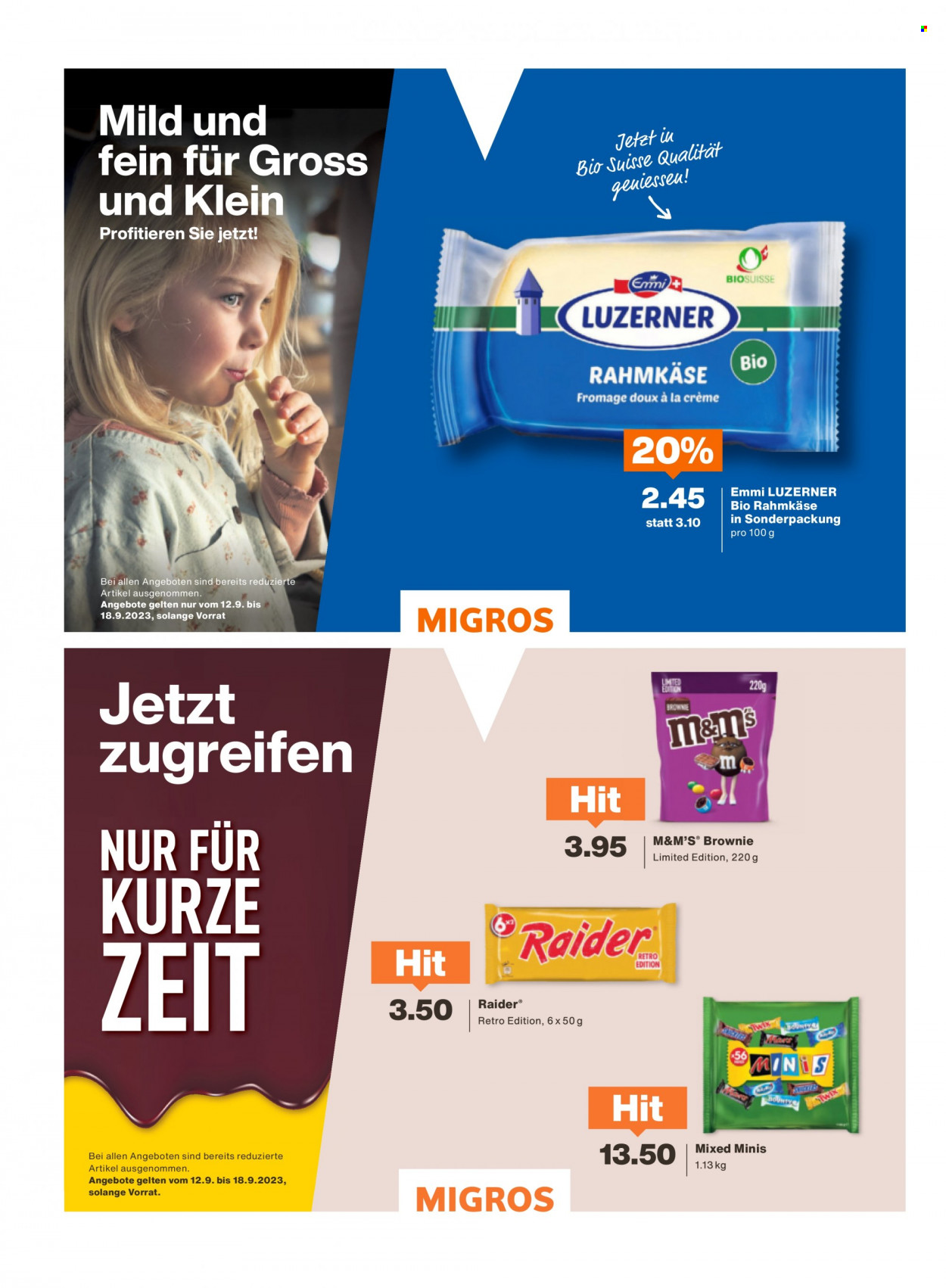 Catalogue Migros - 11.9.2023 - 17.9.2023. Page 56