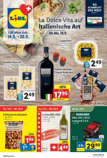 Volantino Lidl - 14.9.2023 - 20.9.2023.