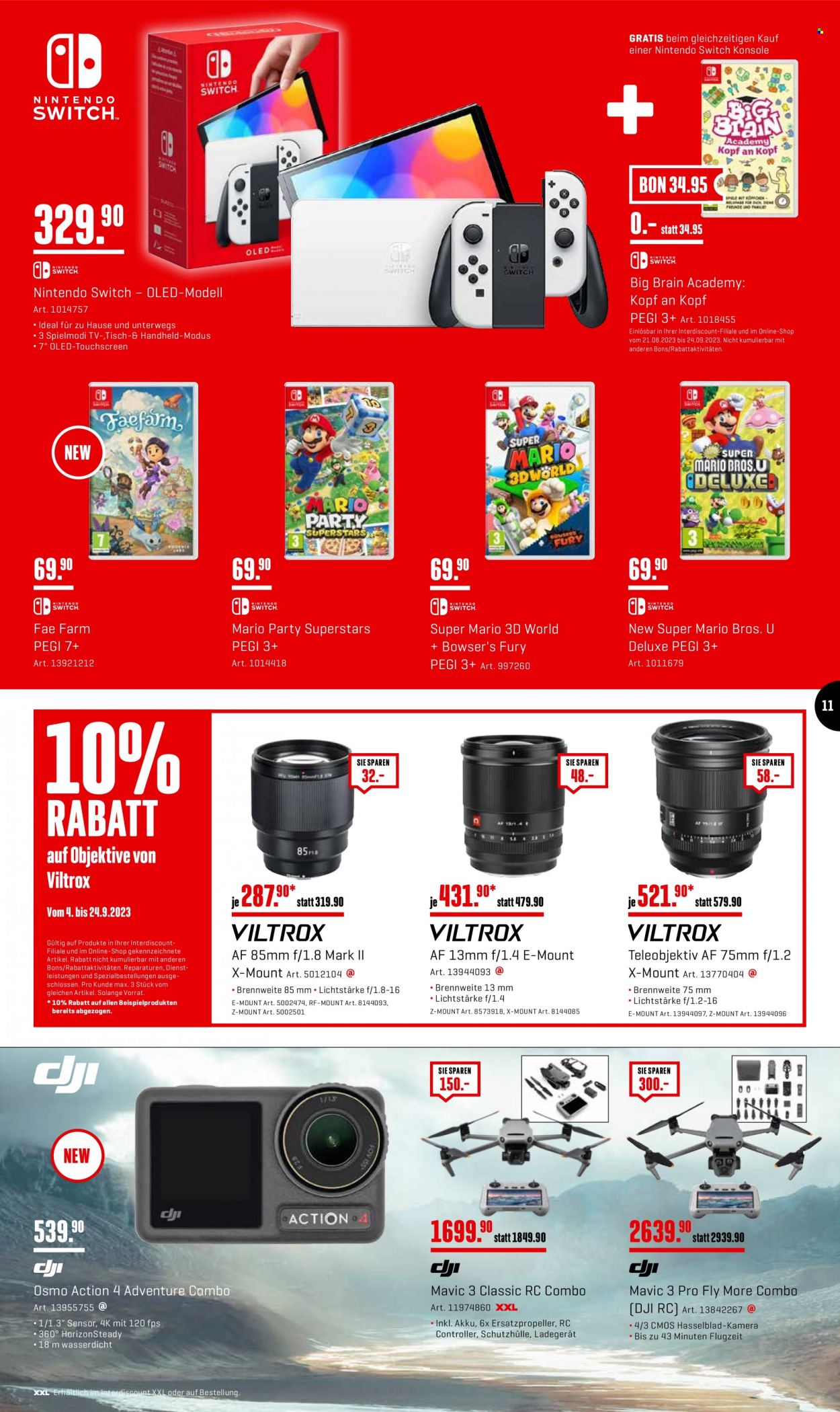 Prospekt Interdiscount - 11.9.2023 - 24.9.2023. Seite 11