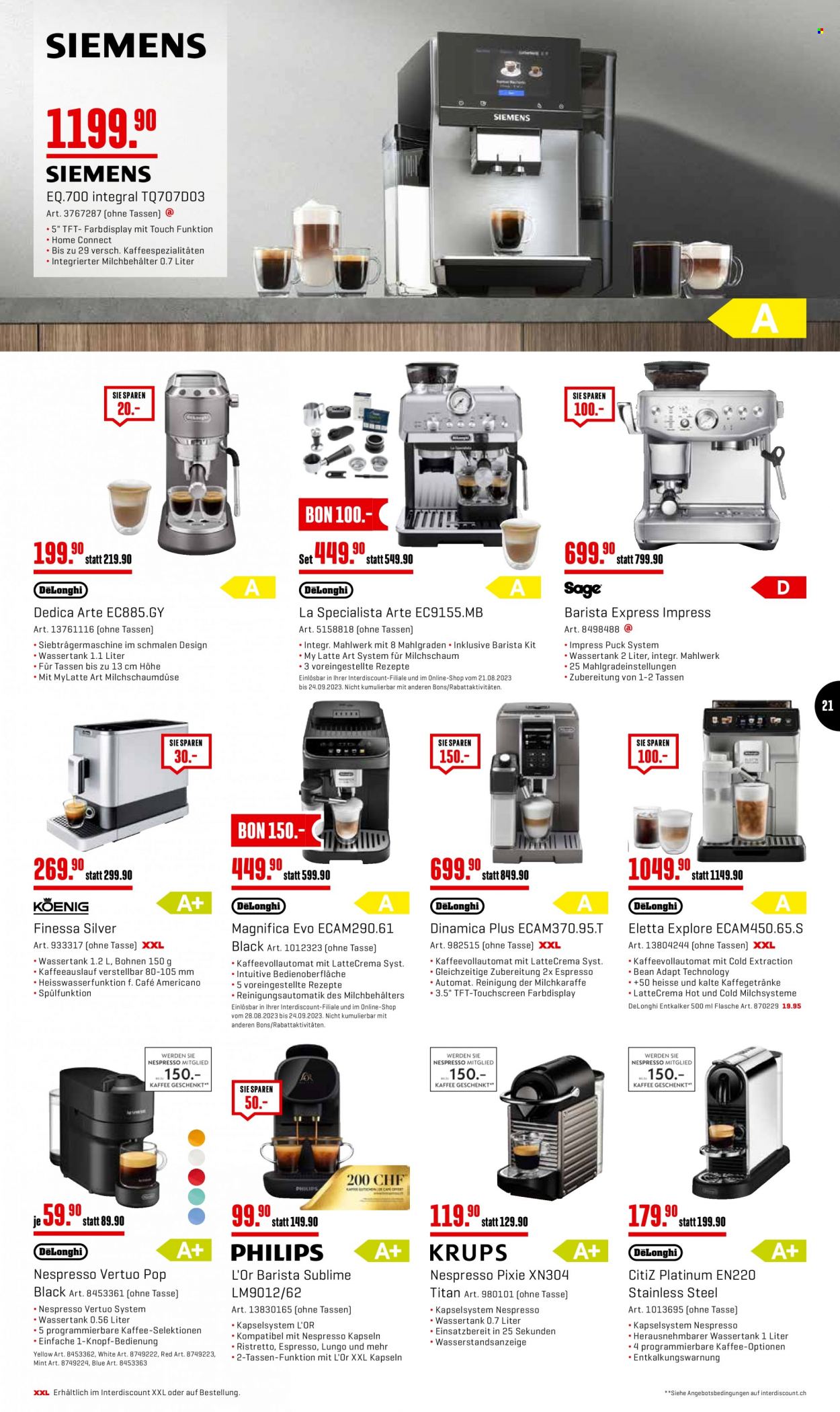 Prospekt Interdiscount - 11.9.2023 - 24.9.2023. Seite 21