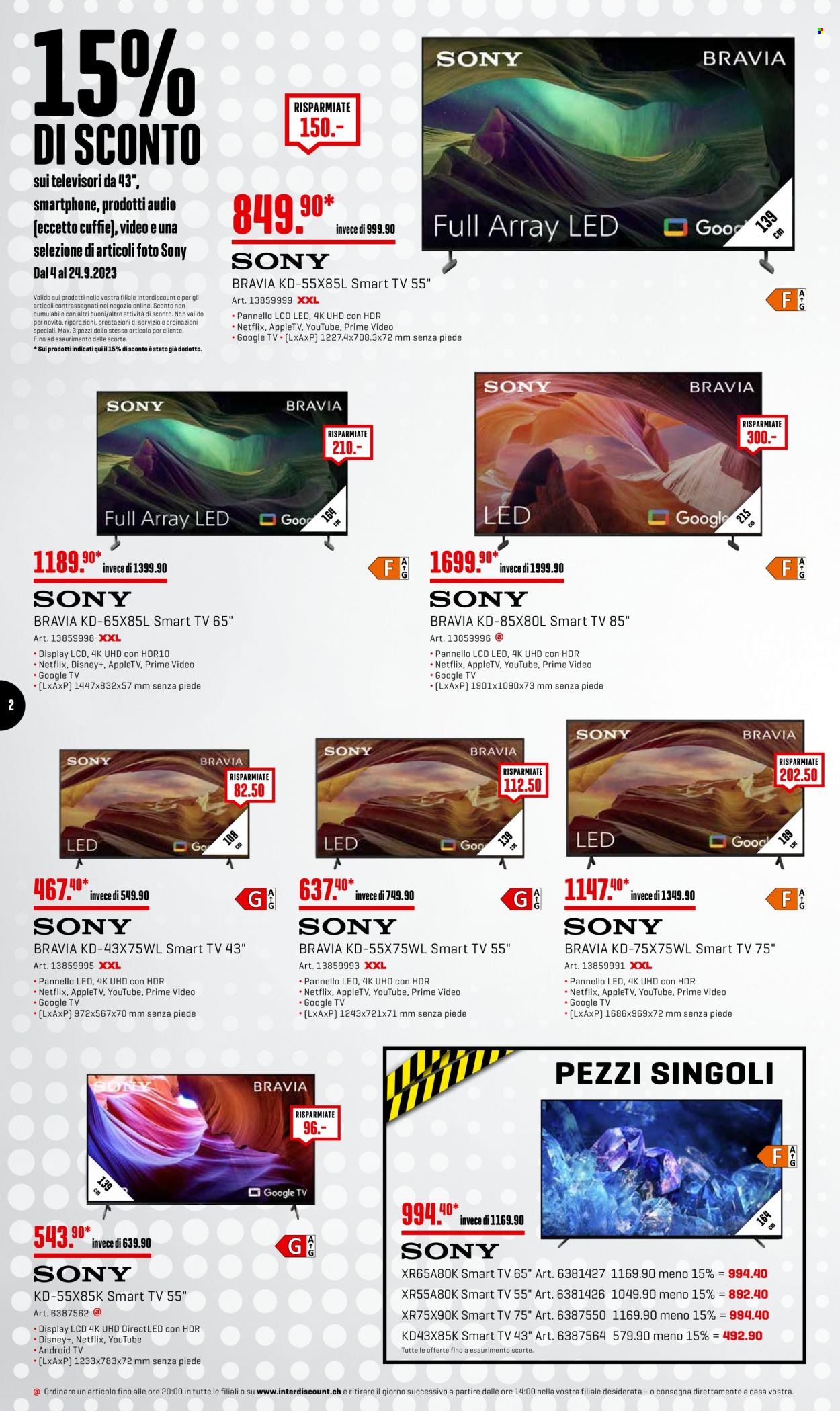 Volantino Interdiscount - 11.9.2023 - 24.9.2023. Pagina 2