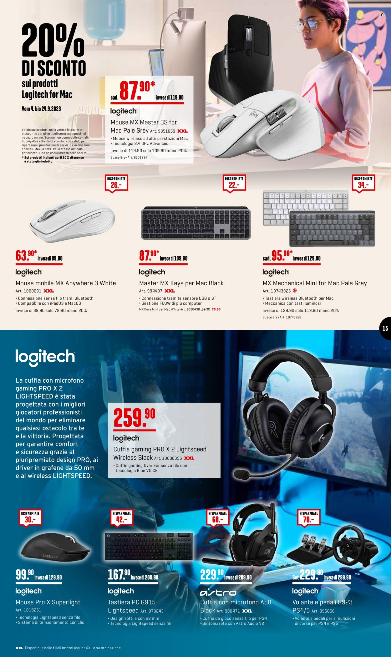 Volantino Interdiscount - 11.9.2023 - 24.9.2023. Pagina 15