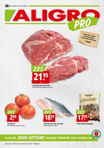Catalogue ALIGRO - 18.9.2023 - 23.9.2023.