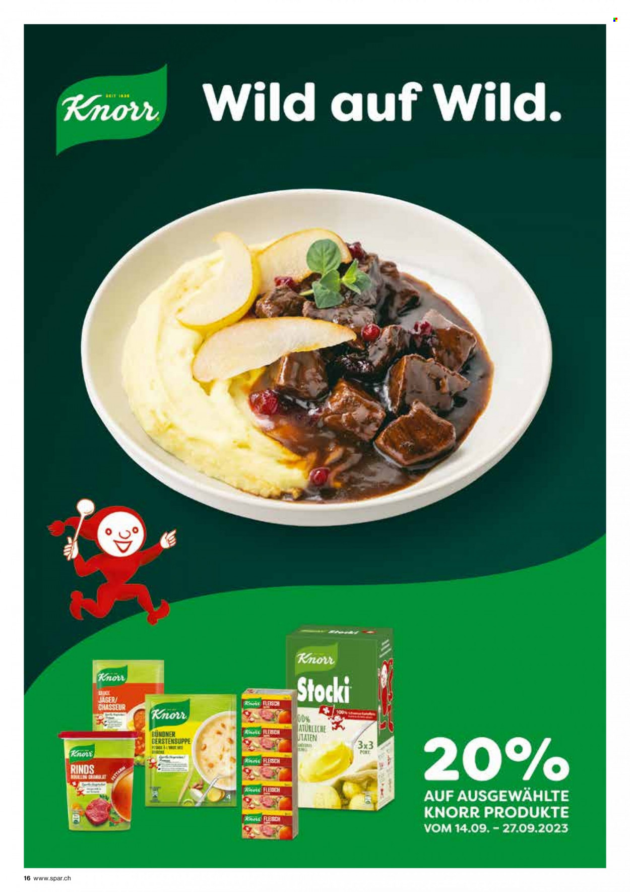 Prospekt SPAR - 14.9.2023 - 20.9.2023. Seite 16