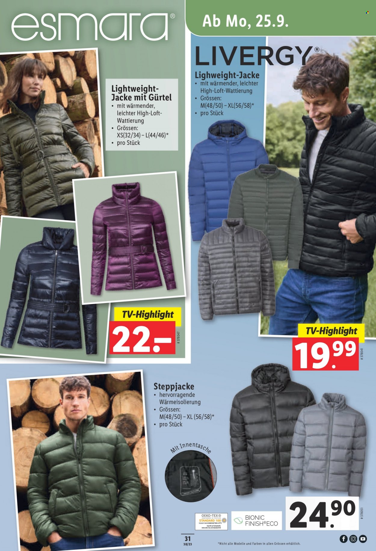 Volantino Lidl - 21.9.2023 - 27.9.2023. Pagina 31