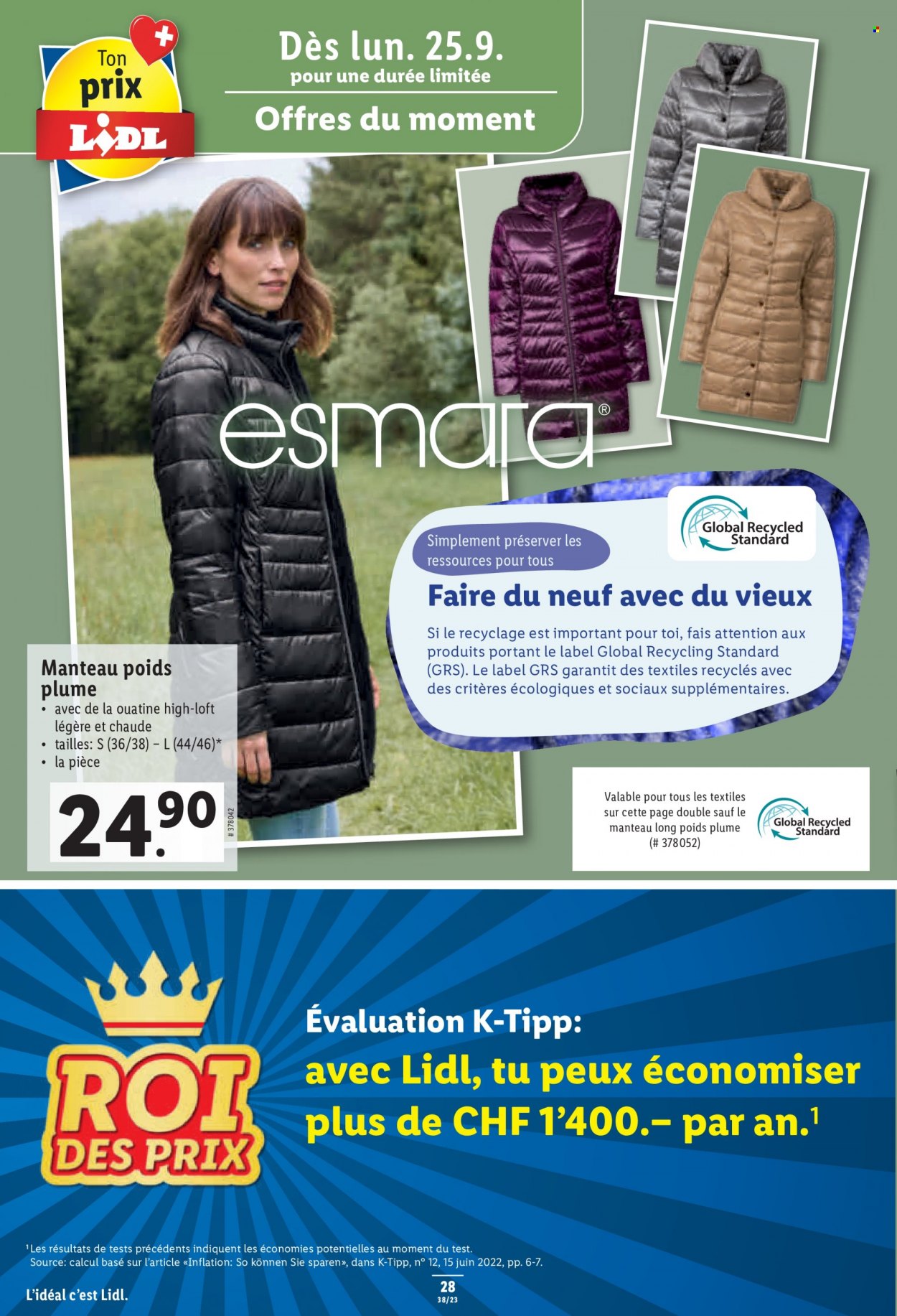 Volantino Lidl - 21.9.2023 - 27.9.2023. Pagina 28