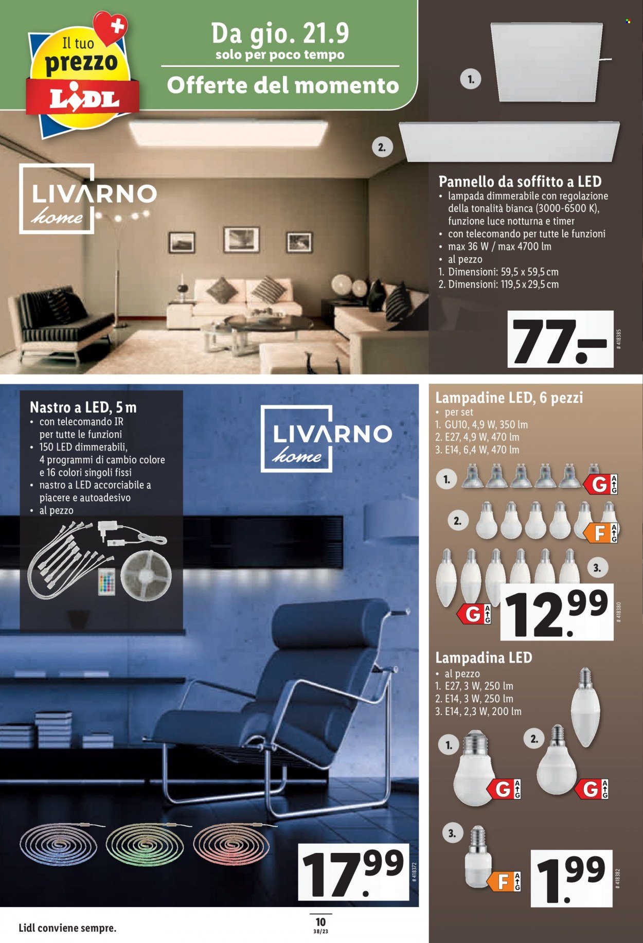 Catalogue Lidl - 21.9.2023 - 27.9.2023. Page 10