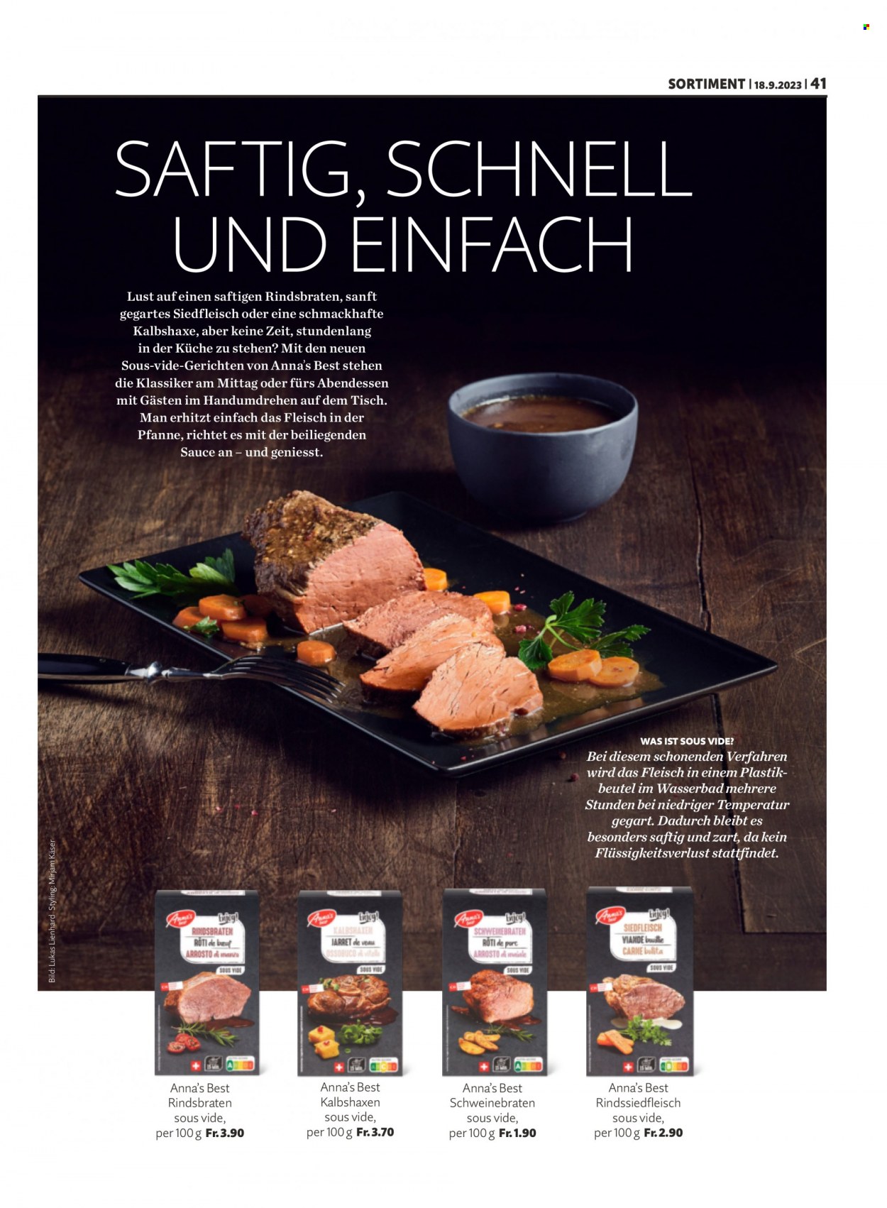 Volantino Migros - 18.9.2023 - 24.9.2023. Pagina 41